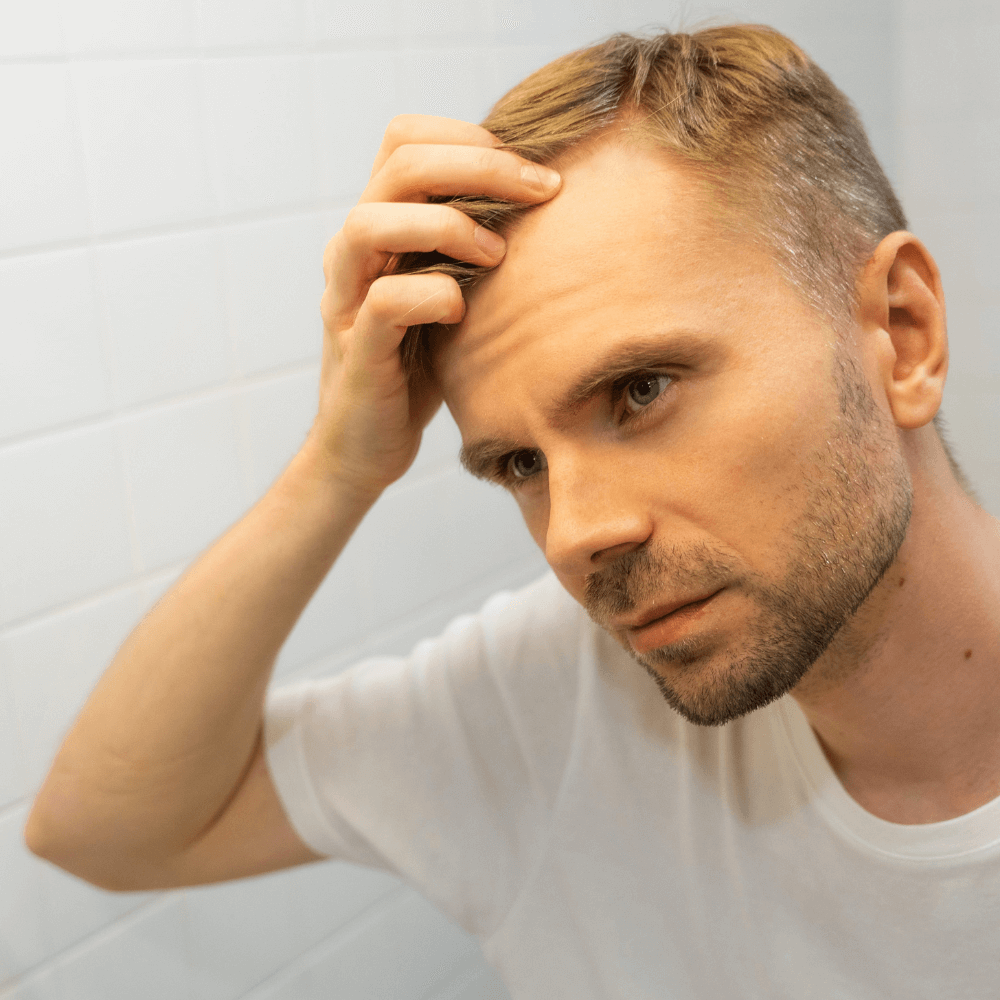 Early grey hair in men, causes & preventions - IHLAQ